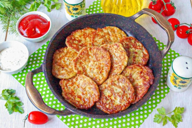 Кабачковые оладьи с псиллиумом