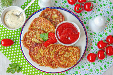 Кабачковые оладьи с псиллиумом