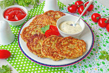 Кабачковые оладьи с псиллиумом