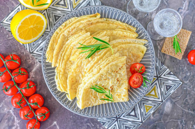 Постные блины на поминки