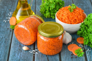 Морковь по корейски на зиму без стерилизации