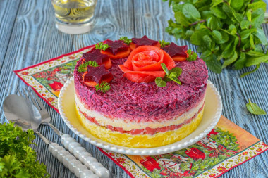 Салат Семга под шубой