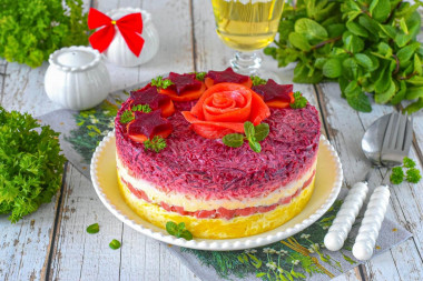 Салат Семга под шубой