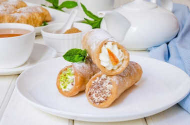 Трубочки канноли по-сицилийски