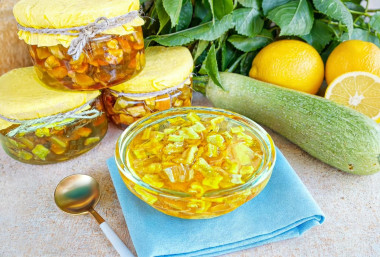 Варенье из кабачков с лимоном на зиму