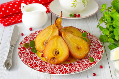 Груша в аэрогриле запеченная