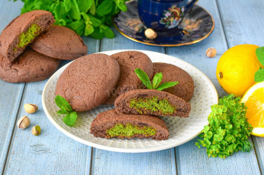 Дубайское печенье с фисташковой пастой