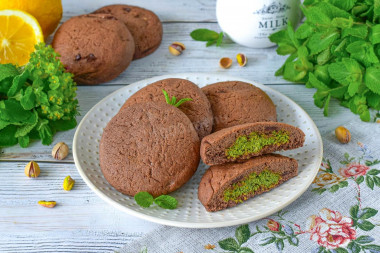 Дубайское печенье с фисташковой пастой