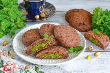 Дубайское печенье с фисташковой пастой