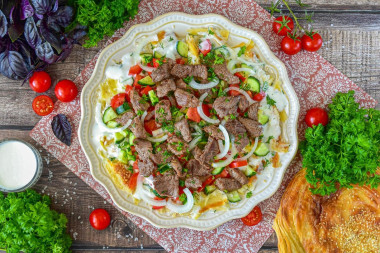 Курутоб с мясом