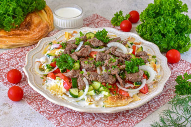 Курутоб с мясом