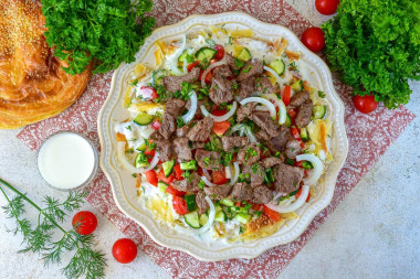 Курутоб с мясом