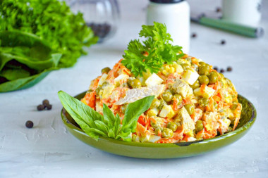 Салат Купеческий классический со свининой