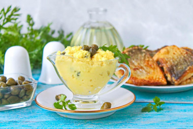 Домашний соус с каперсами