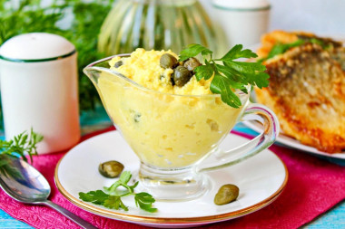 Домашний соус с каперсами