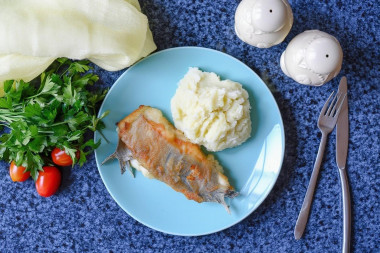 Картофельное пюре с рыбой