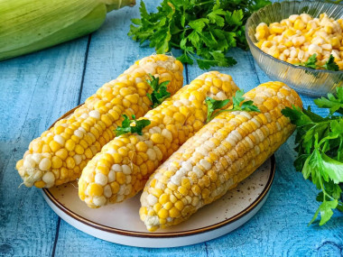 Заморозить кукурузу на зиму в початках и зернах