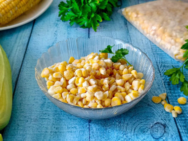 Заморозить кукурузу на зиму в початках и зернах