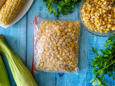 Заморозить кукурузу на зиму в початках и зернах