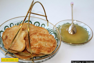 Лепешки на сливках жареные в масле