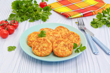 Котлеты из моркови на сковороде