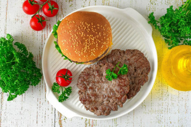 Котлеты для бургеров из фарша