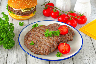 Котлеты для бургеров из фарша