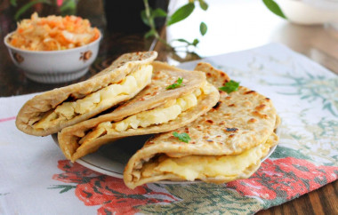 Кыстыбый татарские лепешки с картошкой