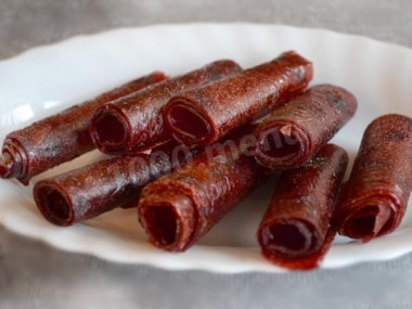 Пастила сливовая с сахаром