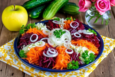 Салат Президент с мясом