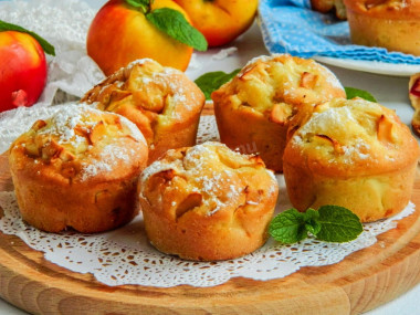 Маффины с яблоками Кексы Шарлотка