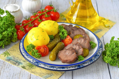 Язык в аэрогриле