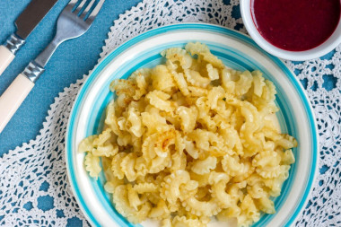 Рожки жареные