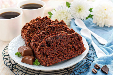 Кекс с какао в духовке