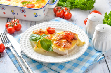 Индейка с ананасами в духовке