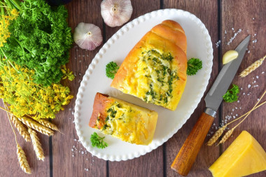 Багет с сыром в духовке