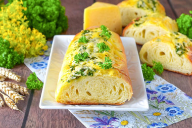 Багет с сыром в духовке