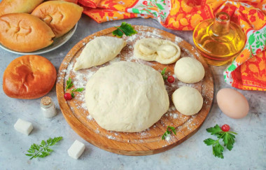 Быстрое дрожжевое тесто в холодильнике в пакете