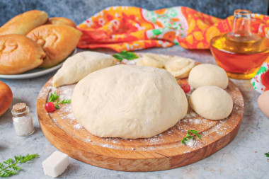 Быстрое дрожжевое тесто в холодильнике в пакете