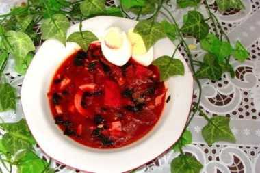 Борщ из крапивы