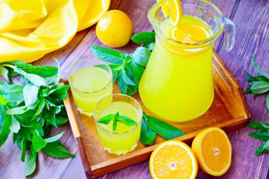 Лимонад из апельсинов домашний