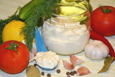 Домашний майонез из кукурузного масла