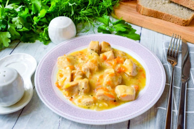 Подлива из куриного филе