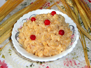 Булгур с молоком
