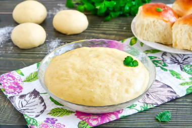 Тесто на булочки как пух