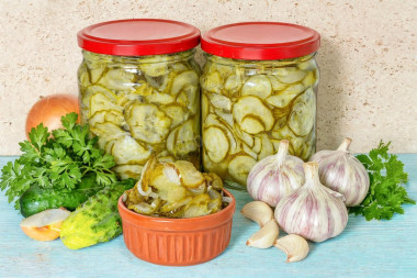 Закуска из огурцов на зиму