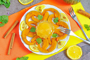 Тыква на пару