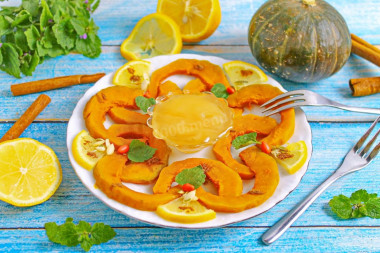 Тыква на пару