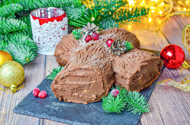 Торт Рождественское полено