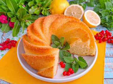 Кекс в аэрогриле в силиконовой форме